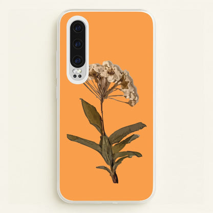 Bright Orange Pressed Flower  - Floral Phone Case for Huawei P30