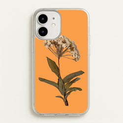 Bright Orange Pressed Flower  - Floral Phone Case for iPhone 12 Mini