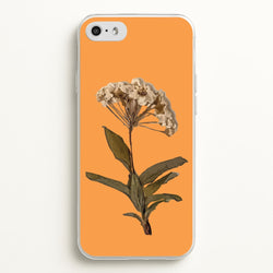 Bright Orange Pressed Flower  - Floral Phone Case for iPhone 5 / 5s / SE 2016