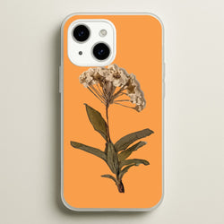 Bright Orange Pressed Flower  - Floral Phone Case for iPhone 15 Plus