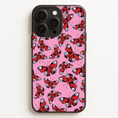 Red Butterfly - Butterfly Patterns Phone Case