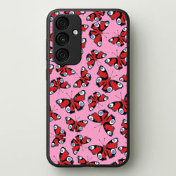 Red Butterfly - Butterfly Patterns  - Butterfly Patterns Phone Case for Galaxy A15
