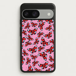 Red Butterfly - Butterfly Patterns  - Butterfly Patterns Phone Case for Google Pixel 9 / 9 Pro