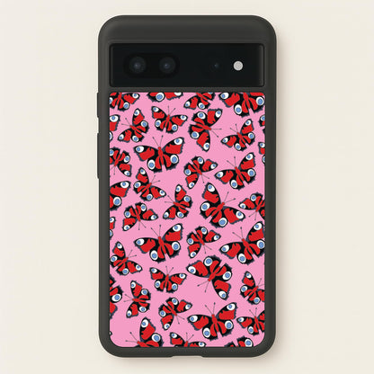 Red Butterfly - Butterfly Patterns  - Butterfly Patterns Phone Case for Google Pixel 7