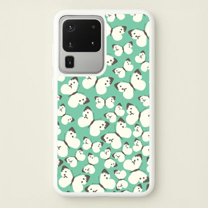 White Butterfly - Butterfly Patterns  - Butterfly Patterns Phone Case for Galaxy S20 Ultra