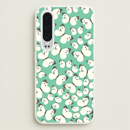 White Butterfly - Butterfly Patterns  - Butterfly Patterns Phone Case for Huawei P30