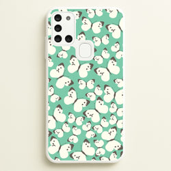 White Butterfly - Butterfly Patterns  - Butterfly Patterns Phone Case for Galaxy A21s