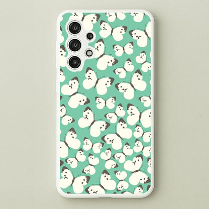 White Butterfly - Butterfly Patterns  - Butterfly Patterns Phone Case for Galaxy A13