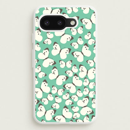 White Butterfly - Butterfly Patterns  - Butterfly Patterns Phone Case for Google Pixel 9a