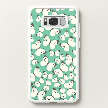 White Butterfly - Butterfly Patterns  - Butterfly Patterns Phone Case for Galaxy S8 Plus