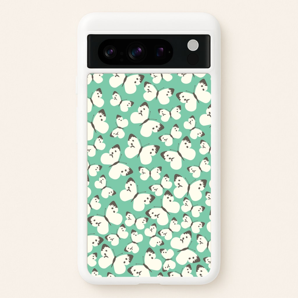 White Butterfly - Butterfly Patterns  - Butterfly Patterns Phone Case for Google Pixel 8 Pro