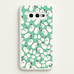 White Butterfly - Butterfly Patterns  - Butterfly Patterns Phone Case for Galaxy S10e