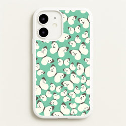 White Butterfly - Butterfly Patterns  - Butterfly Patterns Phone Case for iPhone 12 / 12 Pro