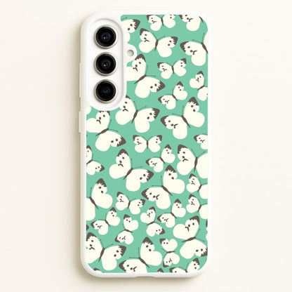 White Butterfly - Butterfly Patterns  - Butterfly Patterns Phone Case for Galaxy A56
