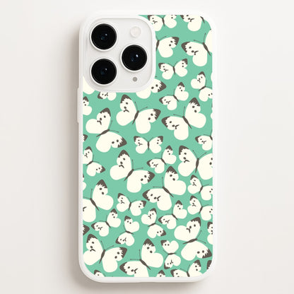 White Butterfly - Butterfly Patterns  - Butterfly Patterns Phone Case for iPhone 12 Pro Max