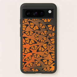 Orange Gradient Butterfly - Butterfly Patterns  - Butterfly Patterns Phone Case for Google Pixel 8 Pro