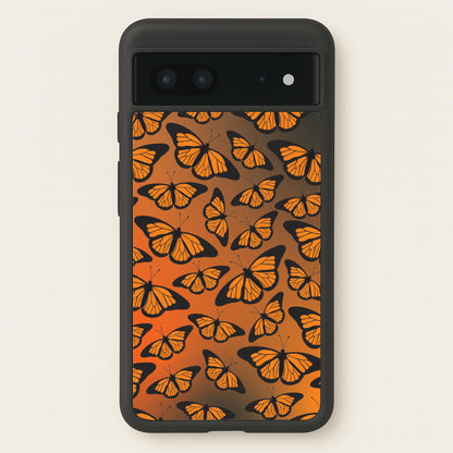 Orange Gradient Butterfly - Butterfly Patterns  - Butterfly Patterns Phone Case for Google Pixel 7
