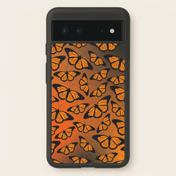 Orange Gradient Butterfly - Butterfly Patterns  - Butterfly Patterns Phone Case for Google Pixel 6