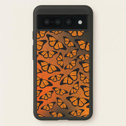 Orange Gradient Butterfly - Butterfly Patterns  - Butterfly Patterns Phone Case for Google Pixel 7 Pro