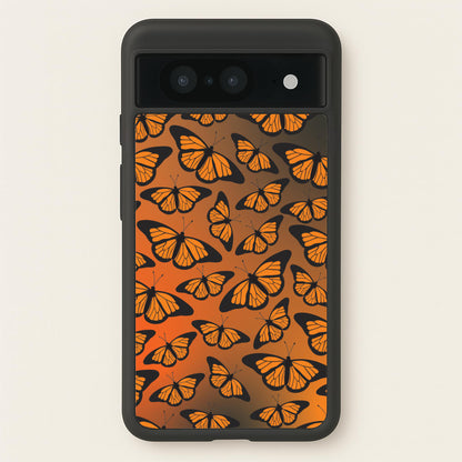 Orange Gradient Butterfly - Butterfly Patterns  - Butterfly Patterns Phone Case for Google Pixel 8