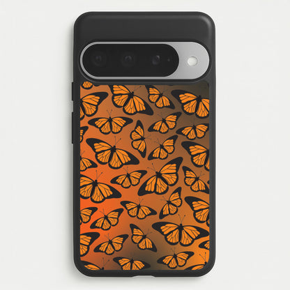 Orange Gradient Butterfly - Butterfly Patterns Phone Case for Google Pixel 10 Pro XL