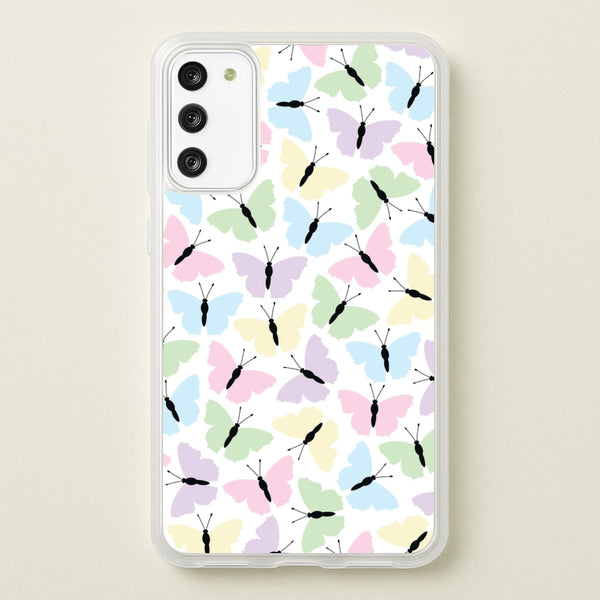 Multi Coloured Butterfly - Butterfly Patterns  - Butterfly Patterns Phone Case for Galaxy S20FE