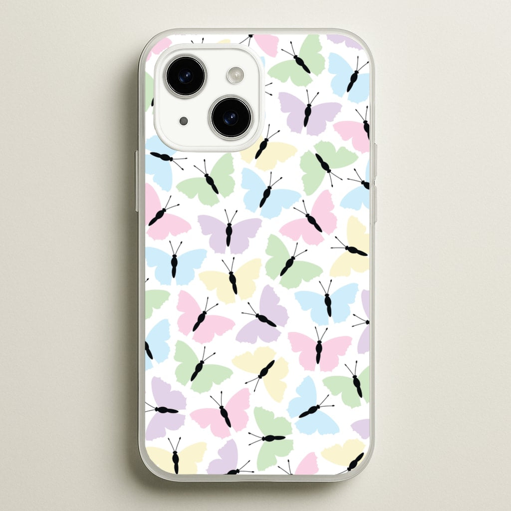 Multi Coloured Butterfly - Butterfly Patterns  - Butterfly Patterns Phone Case for iPhone 15 Plus