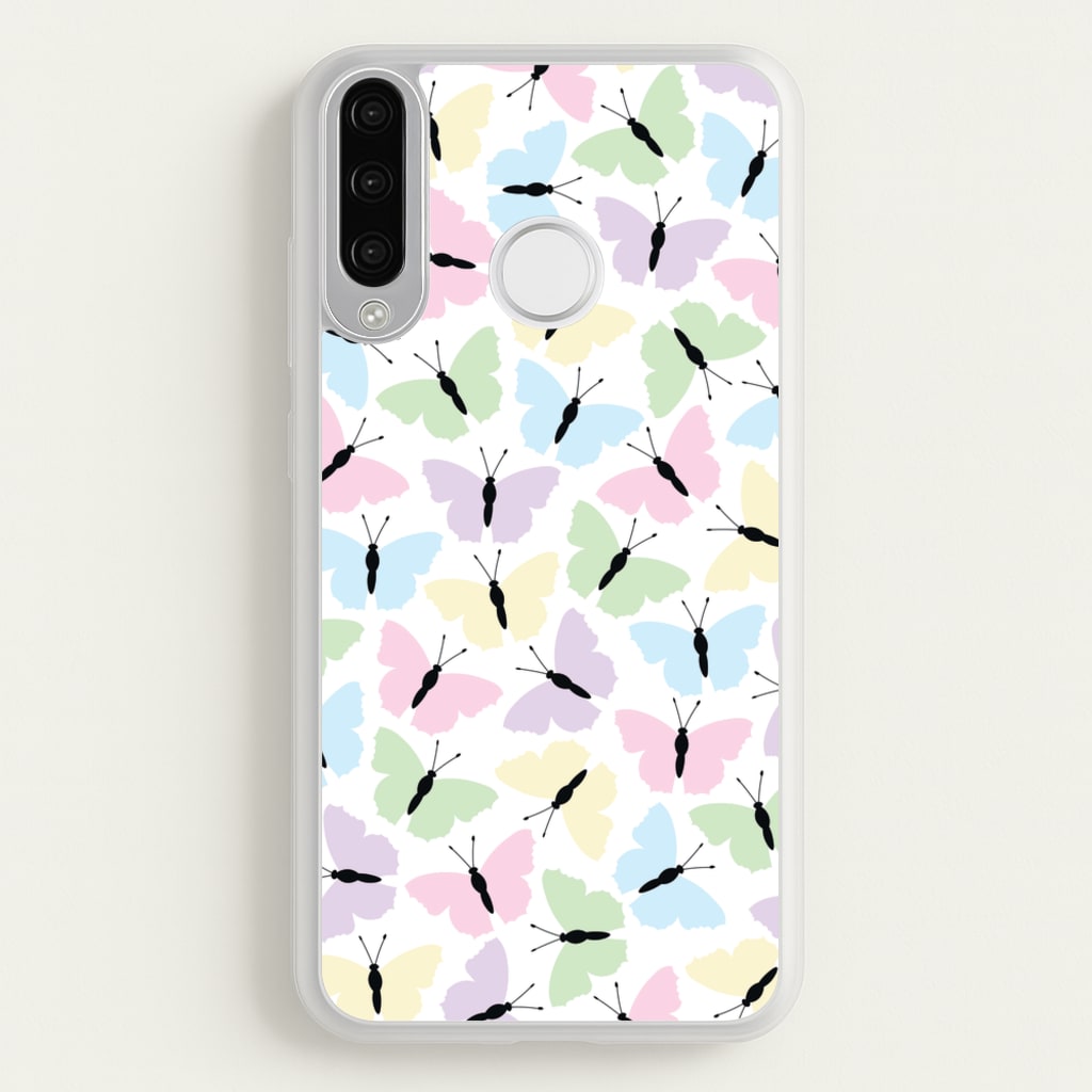 Multi Coloured Butterfly - Butterfly Patterns  - Butterfly Patterns Phone Case for Huawei P30 Lite