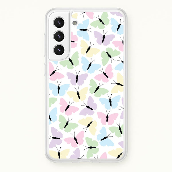 Multi Coloured Butterfly - Butterfly Patterns  - Butterfly Patterns Phone Case for Galaxy S22