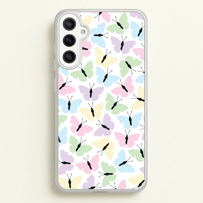 Multi Coloured Butterfly - Butterfly Patterns  - Butterfly Patterns Phone Case for Galaxy A34