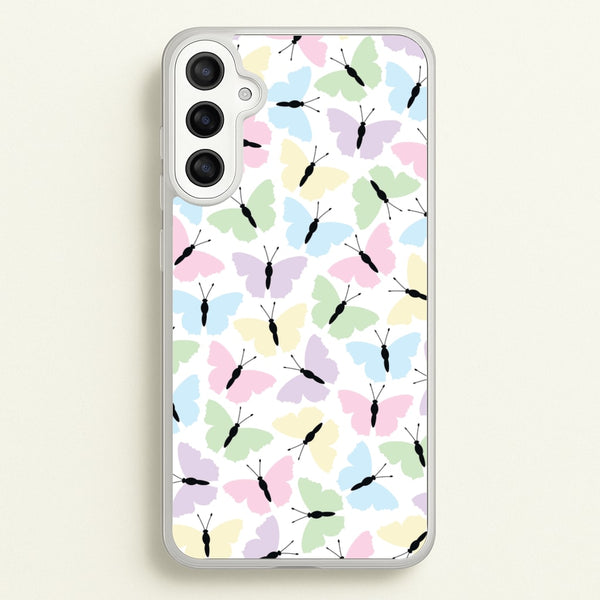 Multi Coloured Butterfly - Butterfly Patterns  - Butterfly Patterns Phone Case for Galaxy A34
