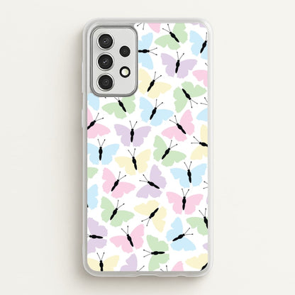 Multi Coloured Butterfly - Butterfly Patterns  - Butterfly Patterns Phone Case for Galaxy A52 / A52s