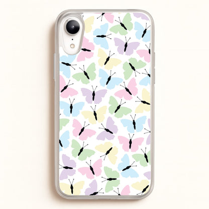 Multi Coloured Butterfly - Butterfly Patterns  - Butterfly Patterns Phone Case for iPhone XR