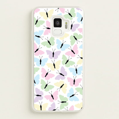 Multi Coloured Butterfly - Butterfly Patterns  - Butterfly Patterns Phone Case for Galaxy S9