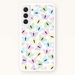 Multi Coloured Butterfly - Butterfly Patterns  - Butterfly Patterns Phone Case for Galaxy S22 Plus