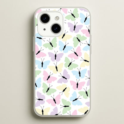 Multi Coloured Butterfly - Butterfly Patterns  - Butterfly Patterns Phone Case for iPhone 14