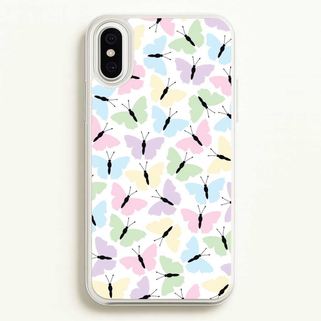 Multi Coloured Butterfly - Butterfly Patterns  - Butterfly Patterns Phone Case for iPhone XS Max