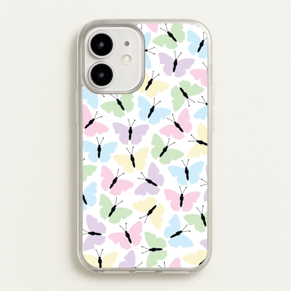 Multi Coloured Butterfly - Butterfly Patterns  - Butterfly Patterns Phone Case for iPhone 12 / 12 Pro