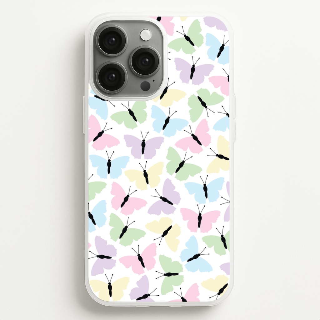 Multi Coloured Butterfly - Butterfly Patterns  - Butterfly Patterns Phone Case for iPhone 13 Pro Max