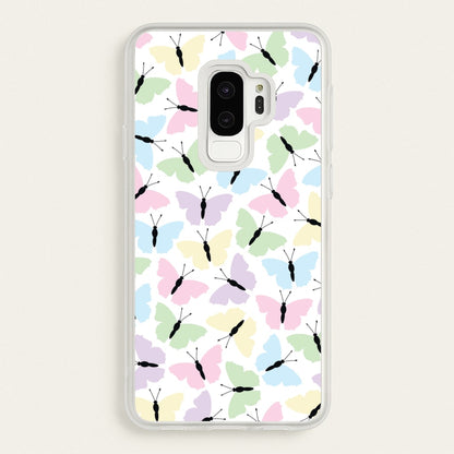 Multi Coloured Butterfly - Butterfly Patterns  - Butterfly Patterns Phone Case for Galaxy S9 Plus