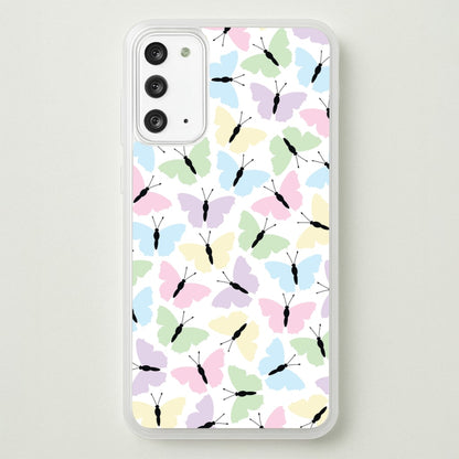 Multi Coloured Butterfly - Butterfly Patterns  - Butterfly Patterns Phone Case for Galaxy Note 20