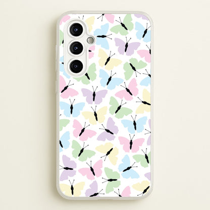 Multi Coloured Butterfly - Butterfly Patterns  - Butterfly Patterns Phone Case for Galaxy A54