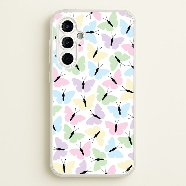 Multi Coloured Butterfly - Butterfly Patterns  - Butterfly Patterns Phone Case for Galaxy A54