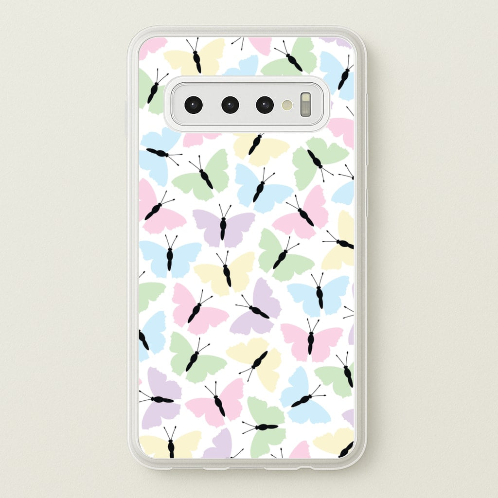 Multi Coloured Butterfly - Butterfly Patterns  - Butterfly Patterns Phone Case for Galaxy S10
