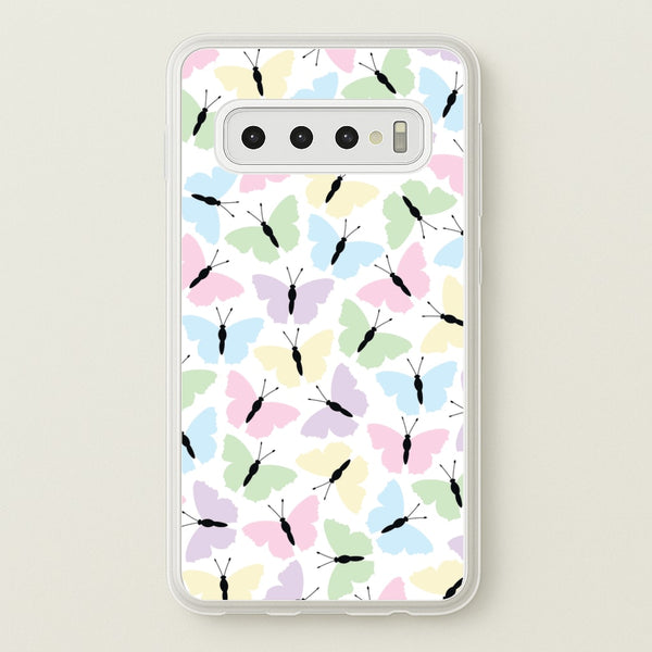 Multi Coloured Butterfly - Butterfly Patterns  - Butterfly Patterns Phone Case for Galaxy S10