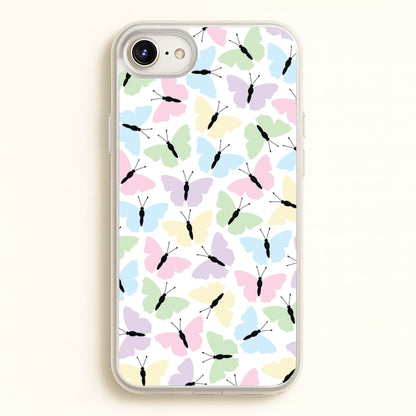 Multi Coloured Butterfly - Butterfly Patterns  - Butterfly Patterns Phone Case for iPhone 6 Plus / 7 Plus / 8 Plus