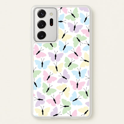 Multi Coloured Butterfly - Butterfly Patterns  - Butterfly Patterns Phone Case for Galaxy Note 20 Ultra