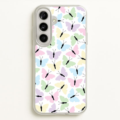 Multi Coloured Butterfly - Butterfly Patterns  - Butterfly Patterns Phone Case for Galaxy A56