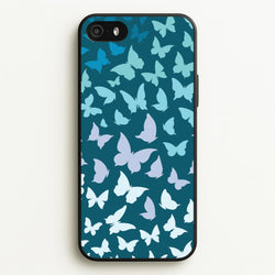 Blue Gradient Butterfly - Butterfly Patterns  - Butterfly Patterns Phone Case for iPhone 5 / 5s / SE 2016