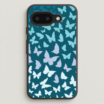 Blue Gradient Butterfly - Butterfly Patterns  - Butterfly Patterns Phone Case for Google Pixel 9a